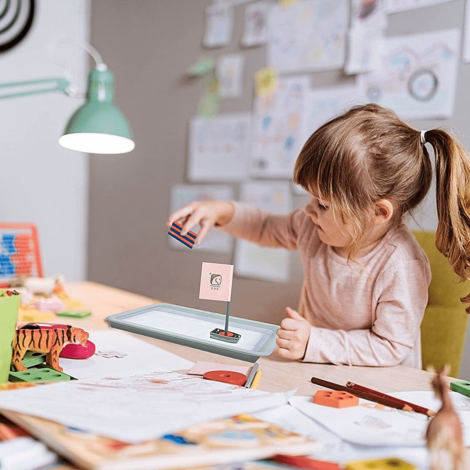 Kit STEM Experimente Magnetice 12 în 1, 8+ ani