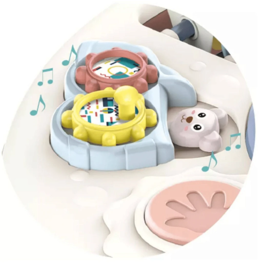 Jucarie Interactiva, Masuta cu Activitati, 5 Functii, Invata si Descopera Inteligent, 43x32 cm, + 6 Luni