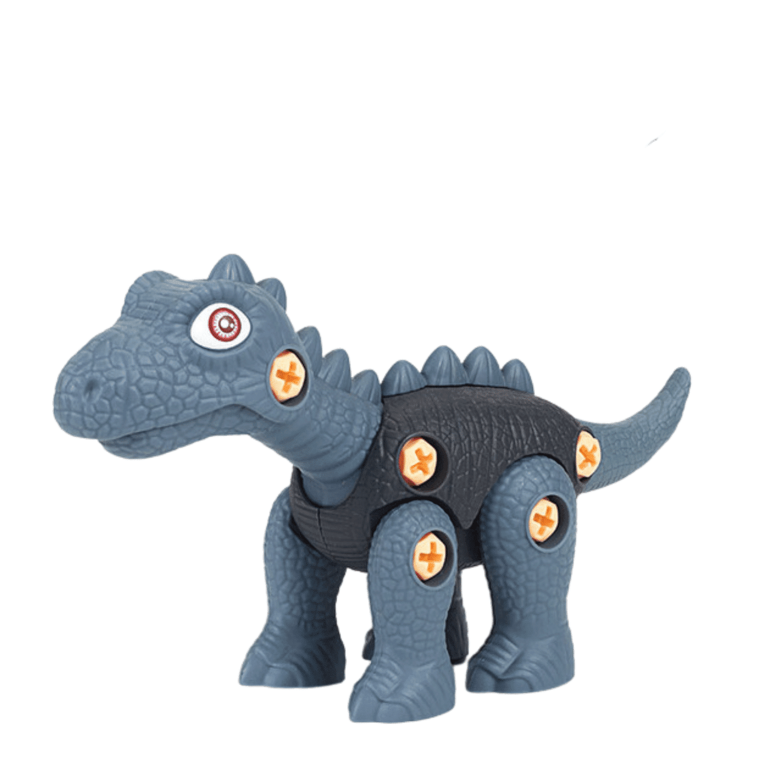 Set 2 Jucarii Interactive STEM DIY, Dinozauri de Construit, Tyrannosaurus Rex si Brachiosaurus, Maro Gri, + 3 Ani