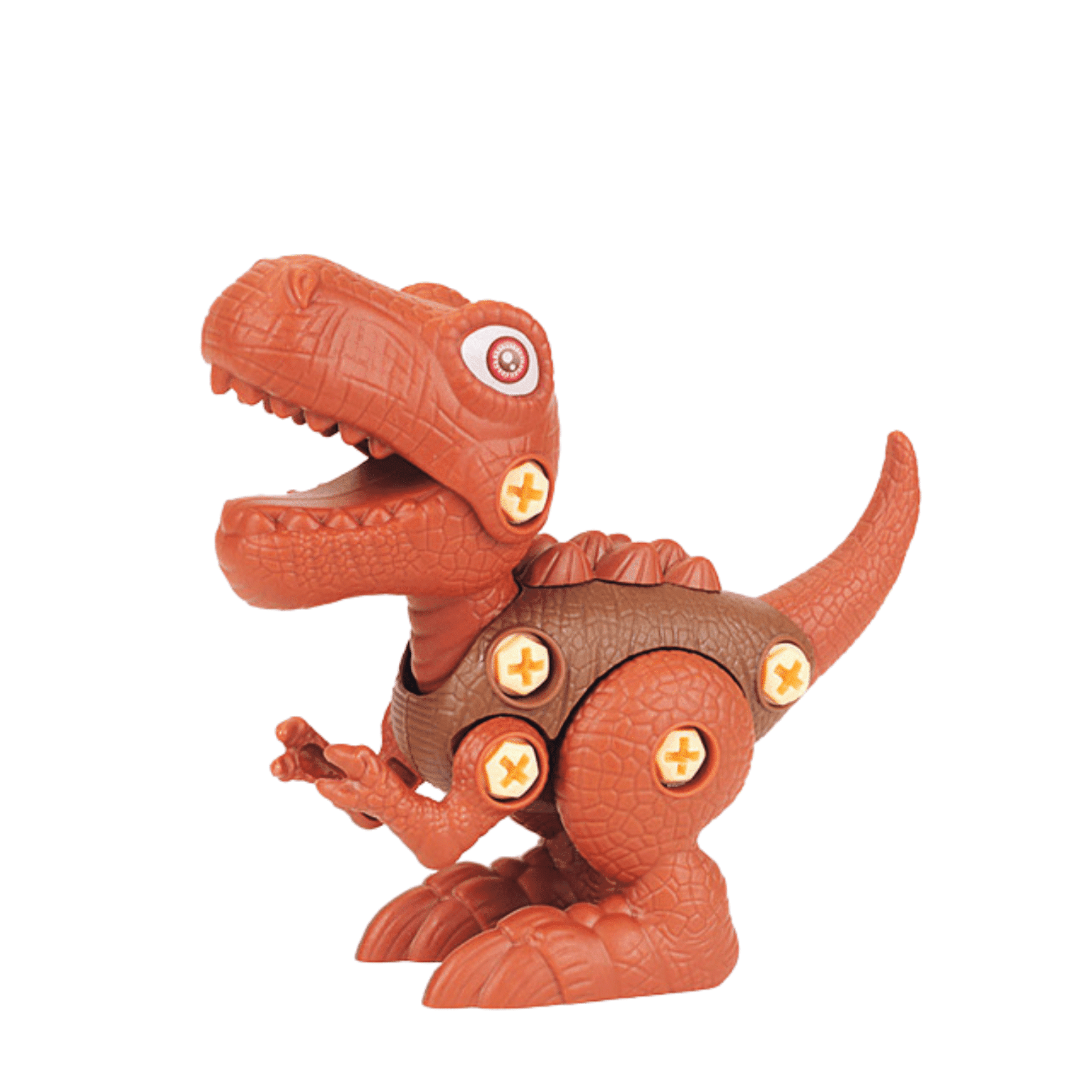 Set 2 Jucarii Interactive STEM DIY, Dinozauri de Construit, Tyrannosaurus Rex si Brachiosaurus, Maro Gri, + 3 Ani