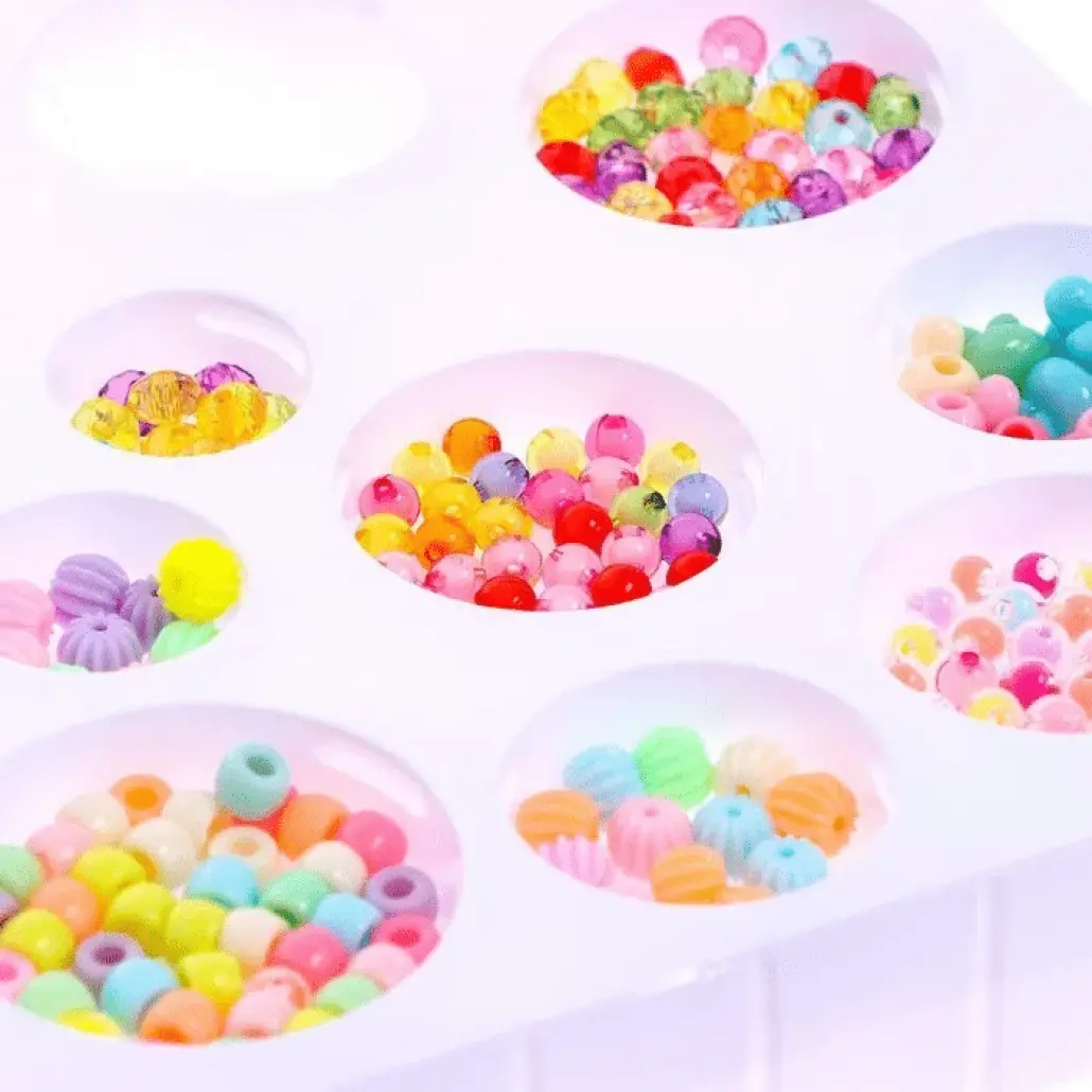 Set pentru Artizanat, Bratari cu Margele, Relief Ocean, Albastru, 31x4x26 cm, + 5 Ani