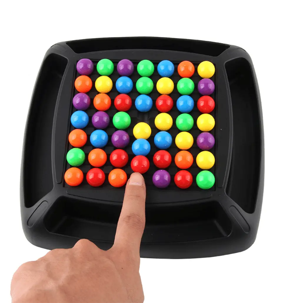 Joc Interactiv de Strategie cu Bile Colorate, 2-4 Jucatori, 48 de piese, 20.5x20.5 cm, + 3 Ani