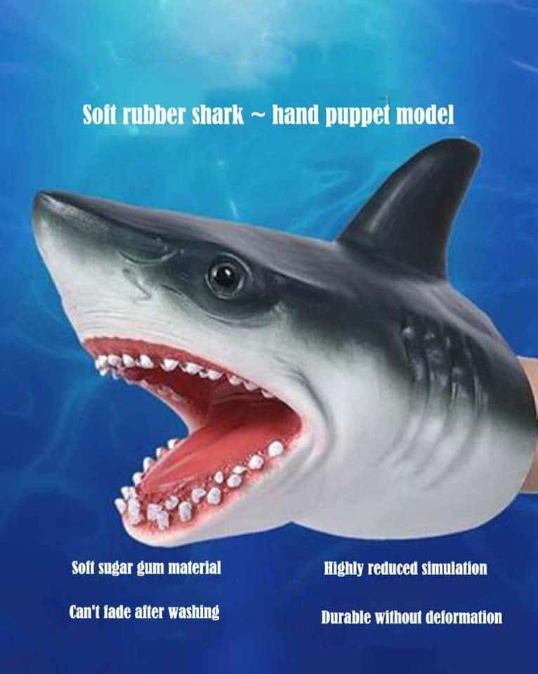 Jucarie Interactiva de Mana Rechin, 14x13x7 cm, + 3 Ani