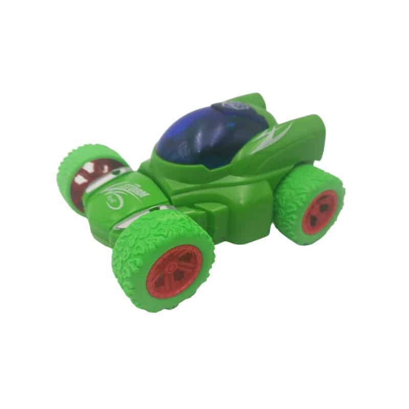 Masinuta Interactiva cu Inertie, Rotatie 360 grade, 13x10x6 cm, Verde