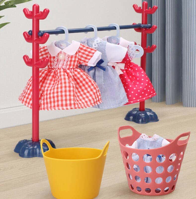 Set de Joaca, Masina de Spalat cu Accesorii, Sistem de Scurgere, Sunete si Lumini Interactive, 21x21x11 Cm, + 3 Ani