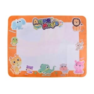 Set Pictura cu Apa, Covoras Water Magic, Animale, Portocaliu, Multiple Accesorii,100 x 80 Cm,  + 3 Ani