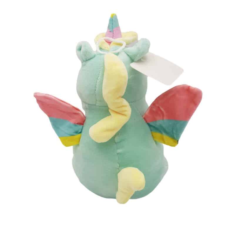 Jucarie de Plus Unicorn cu Aripioare, Albastru, 20 cm, +3 ani