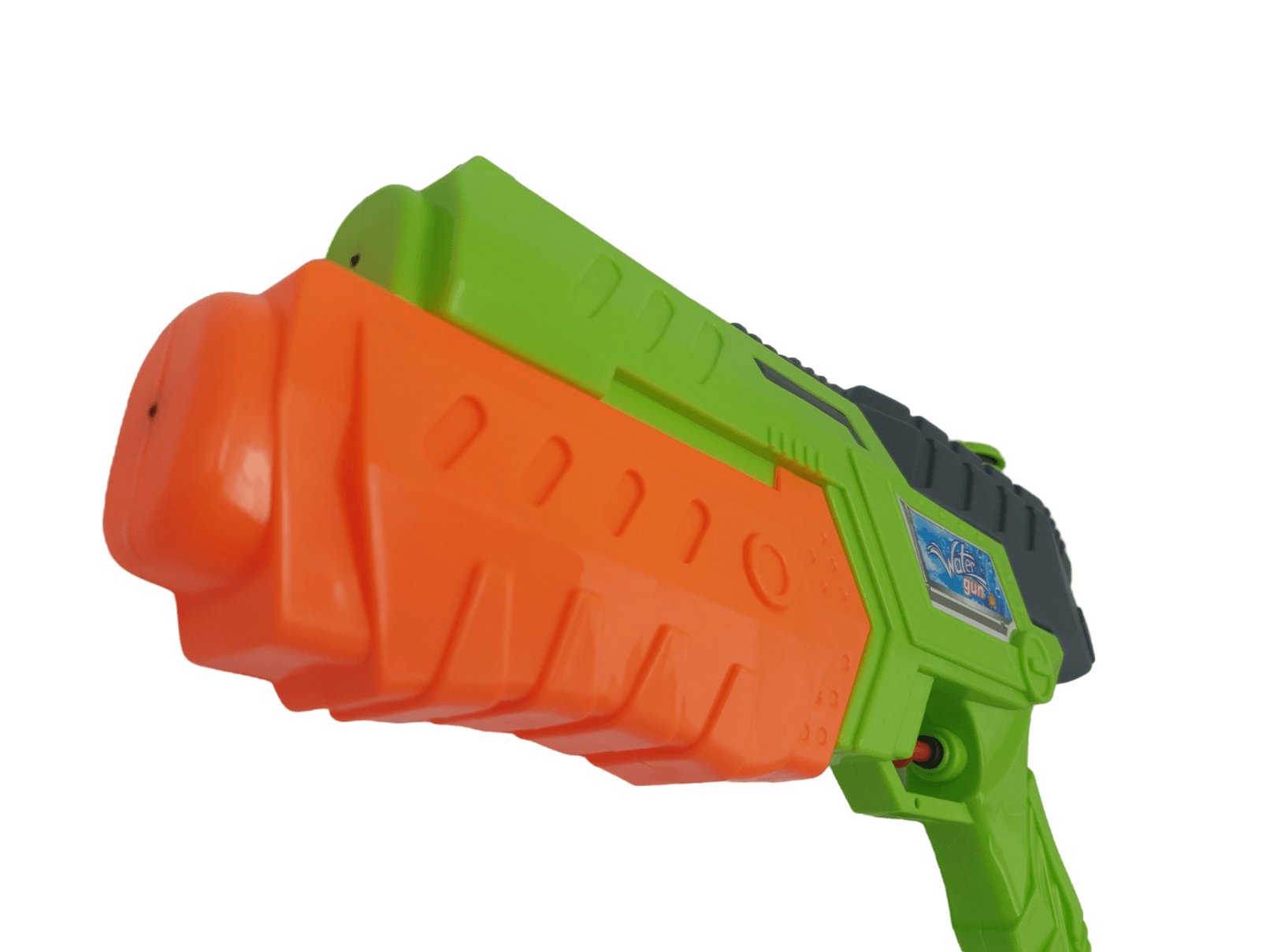 Pistol Jucarie cu Apa, cu Rezervor, Verde Portocaliu, 32x5x18 cm, + 3 Ani