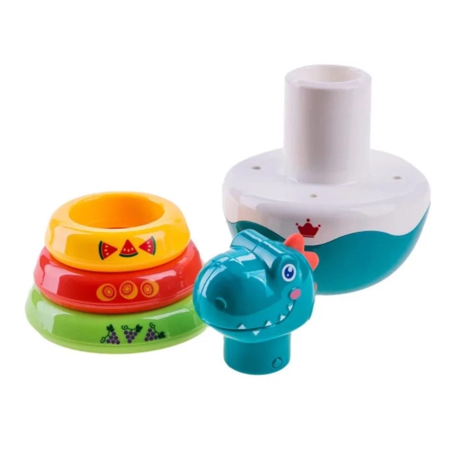 Dinozaur Hopa Mitică și Turn de Stivuit, 6+ Luni