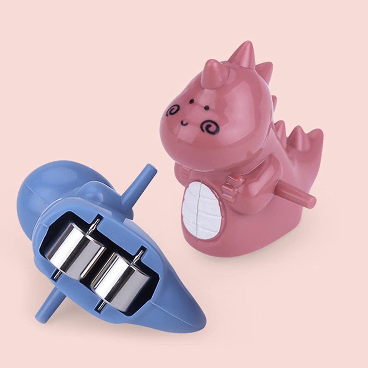 Tobogan pentru Dinozauri, Lumini si Sunete Interactive, 3 Dinozauri, 42x21x38 Cm, Albastru + 3 Ani