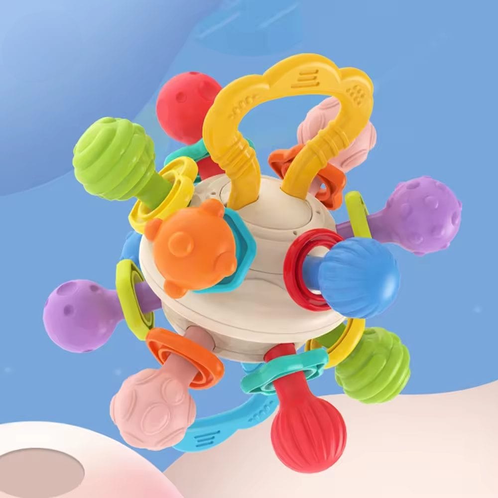 Jucarie Dentitie Bebelusi, Minge Activități, 0+ Luni