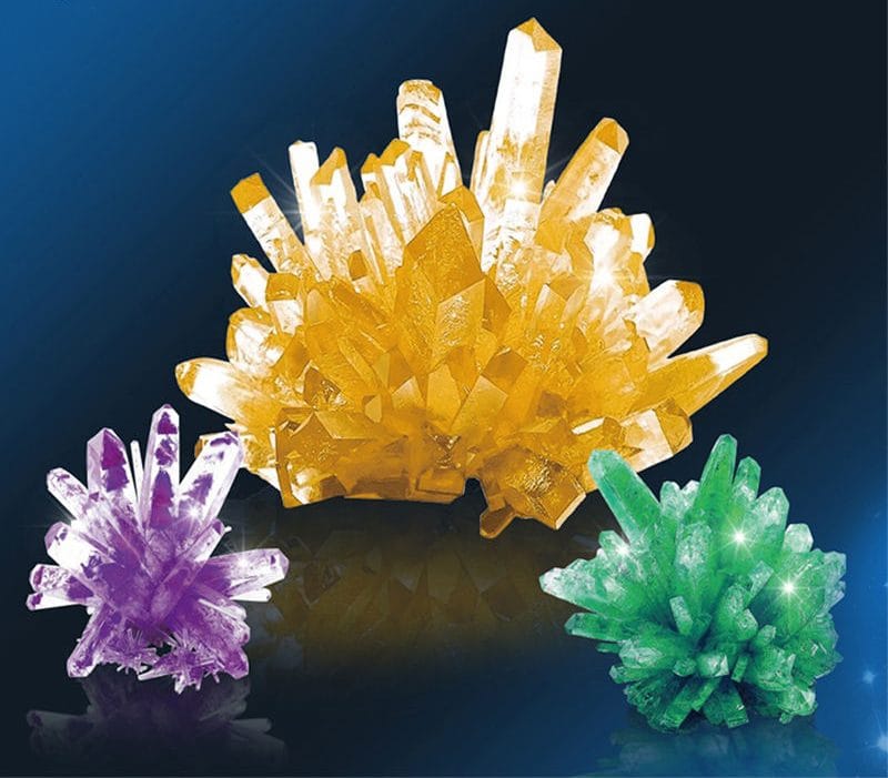 Joc Educativ STEM Kit Stiinta, Experimente cu Cristale, 2 Culori, + 6 Ani