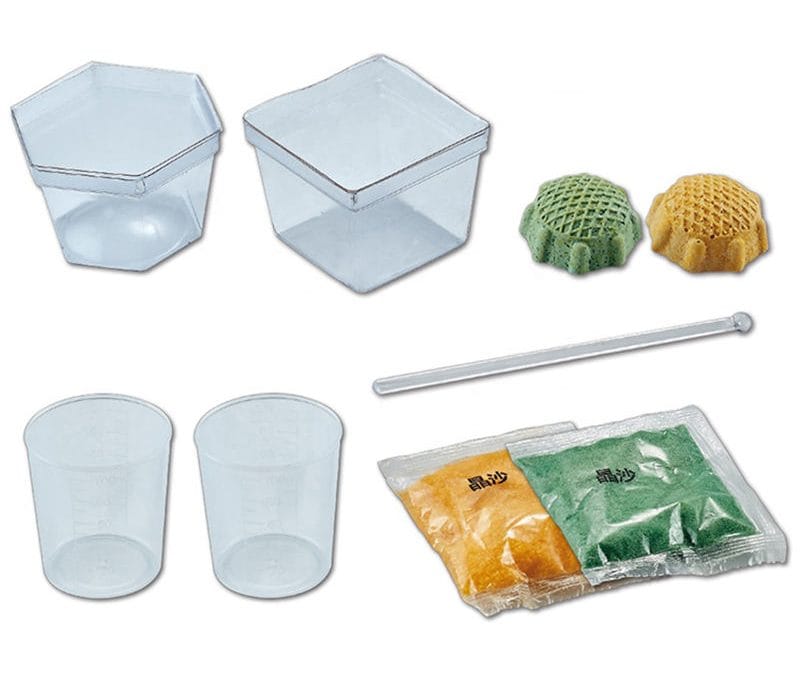 Joc Educativ STEM Kit Stiinta, Experimente cu Cristale, 2 Culori, + 6 Ani
