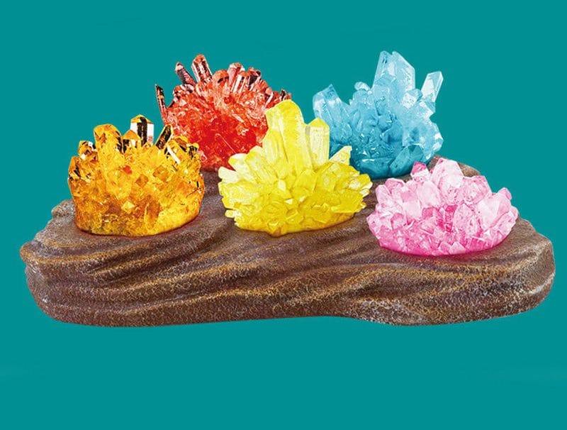 Joc Educativ STEM Kit Stiinta, Experimente cu Cristale, 2 Culori, + 6 Ani