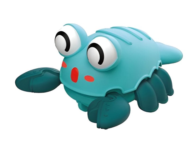 Jucarie tip Apasa si merge, Forma homar, Albastru, 11x8x5.8 cm