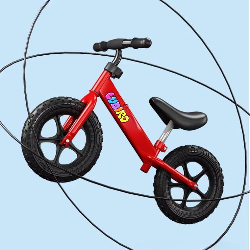 Bicicleta de Echilibru fara Pedale LUDIRO pentru Copii intre 2-5 Ani, Reglabila pe Inaltime, Rotire Ghidon 360 Grade, Roti din Polimer Antisoc Diametru 30 Cm, Cadru Metalic, Bleu