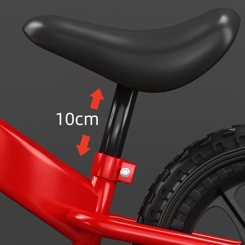 Bicicleta de Echilibru fara Pedale LUDIRO pentru Copii intre 2-5 Ani, Reglabila pe Inaltime, Rotire Ghidon 360 Grade, Roti din Polimer Antisoc Diametru 30 Cm, Cadru Metalic, Bleu