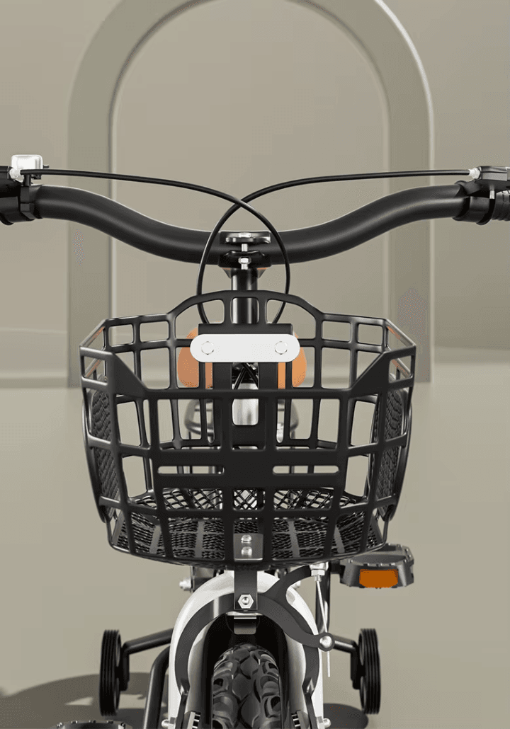 Bicicleta pentru Copii Ludiro 18 Inch, Diametru Roti 45 Cm, cu Frane Fata-Spate, Roti Ajutatoare, Cauciucuri Anti-Alunecare si Cadru din Otel, Cos Metalic, Ideala pentru Copii de 7-10 Ani, Turcoaz