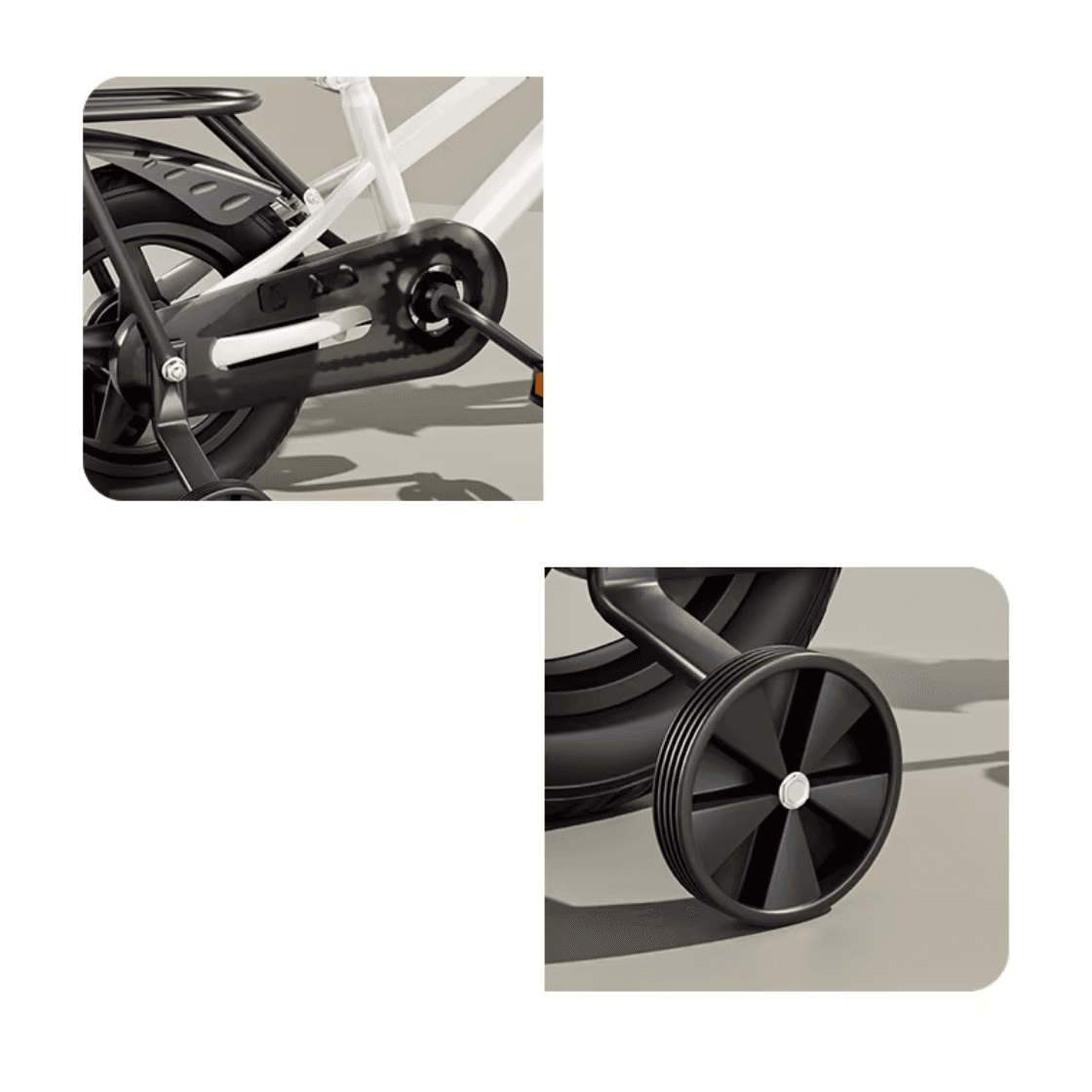 Bicicleta pentru Copii Ludiro 18 Inch, Diametru Roti 45 Cm, cu Frane Fata-Spate, Roti Ajutatoare, Cauciucuri Anti-Alunecare si Cadru din Otel, Cos Metalic, Ideala pentru Copii de 7-10 Ani, Turcoaz