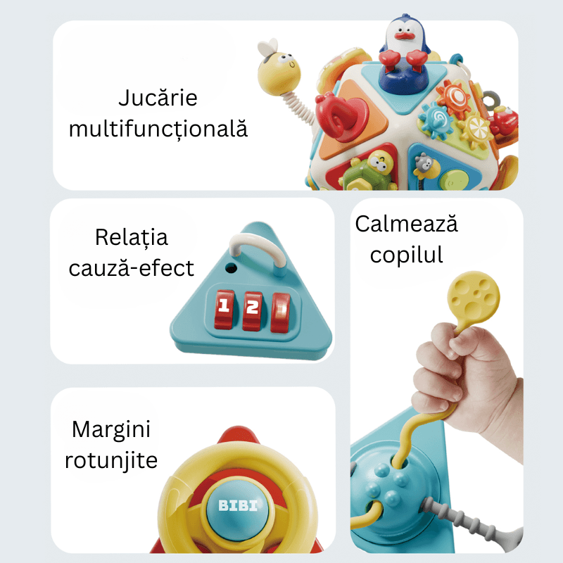 Centru de Activitati 20 in 1 Ludiro pentru Copii, Jucarie Interactiva Educationala Mobila