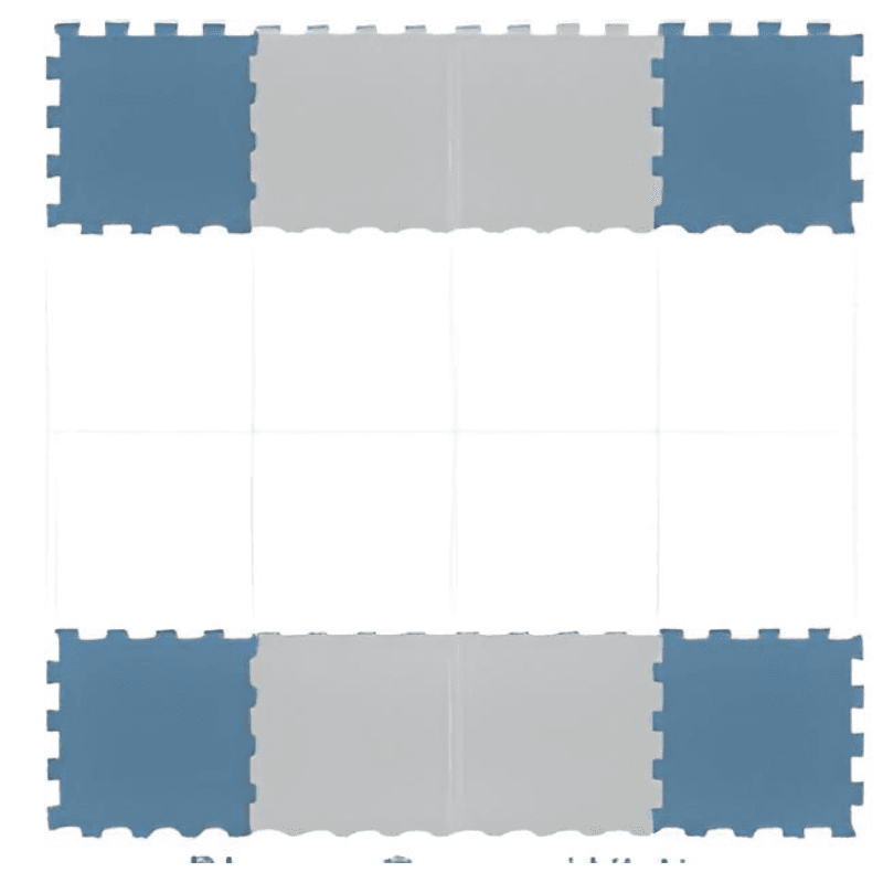 Covor Puzzle copii LUDIRO, 8 Piese Mix Pastel 32x32 Cm, Saltea Joaca din Spuma EVA Antiderapanta