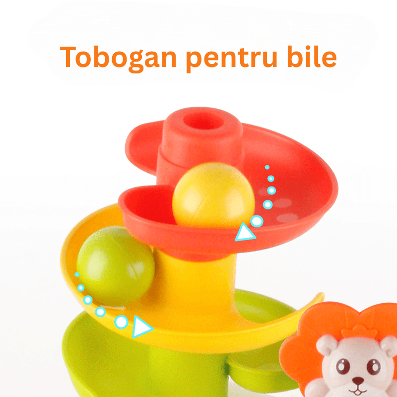 Masuta Educativa Multifunctionala cu Pian, Bile, Sunete, Lumini, Jocuri si Jucarii pentru Dentitie