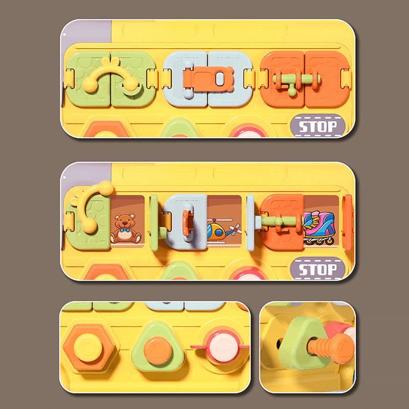 Autobuz Educativ Multifunctional Ludiro pentru Copii, 43 Accesorii si Activitati STEM